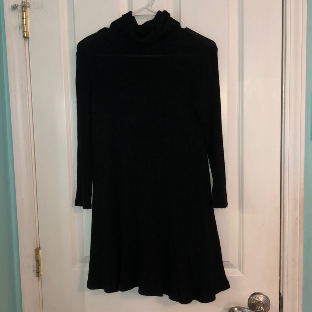 Black Turtleneck Dress